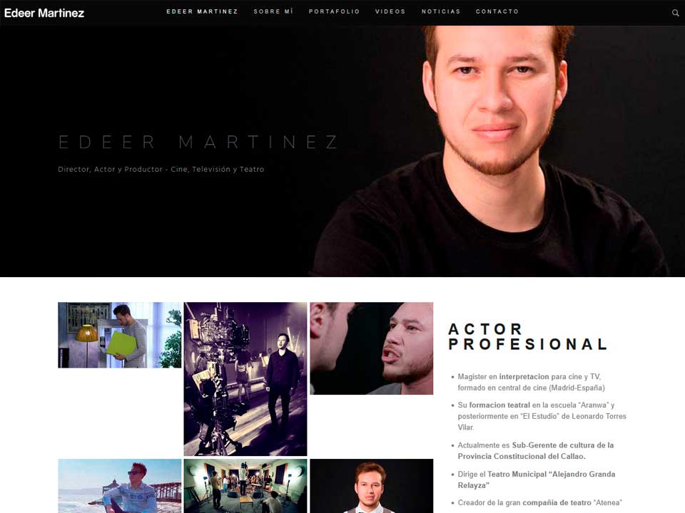 pagina-web-profesional-para-actores-portafolio